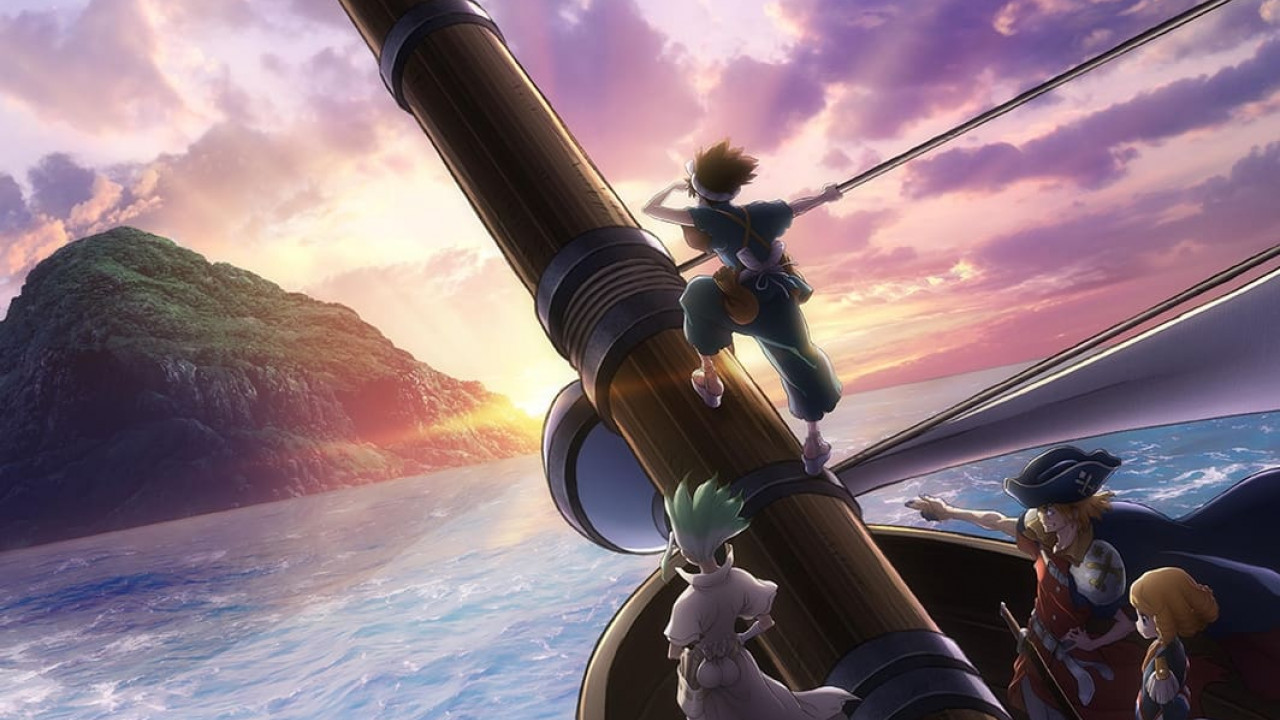 انمي Dr. Stone الموسم الثالث الحلقة 1